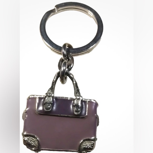 Coach Accessories - Coach Purple Handbag Keychain